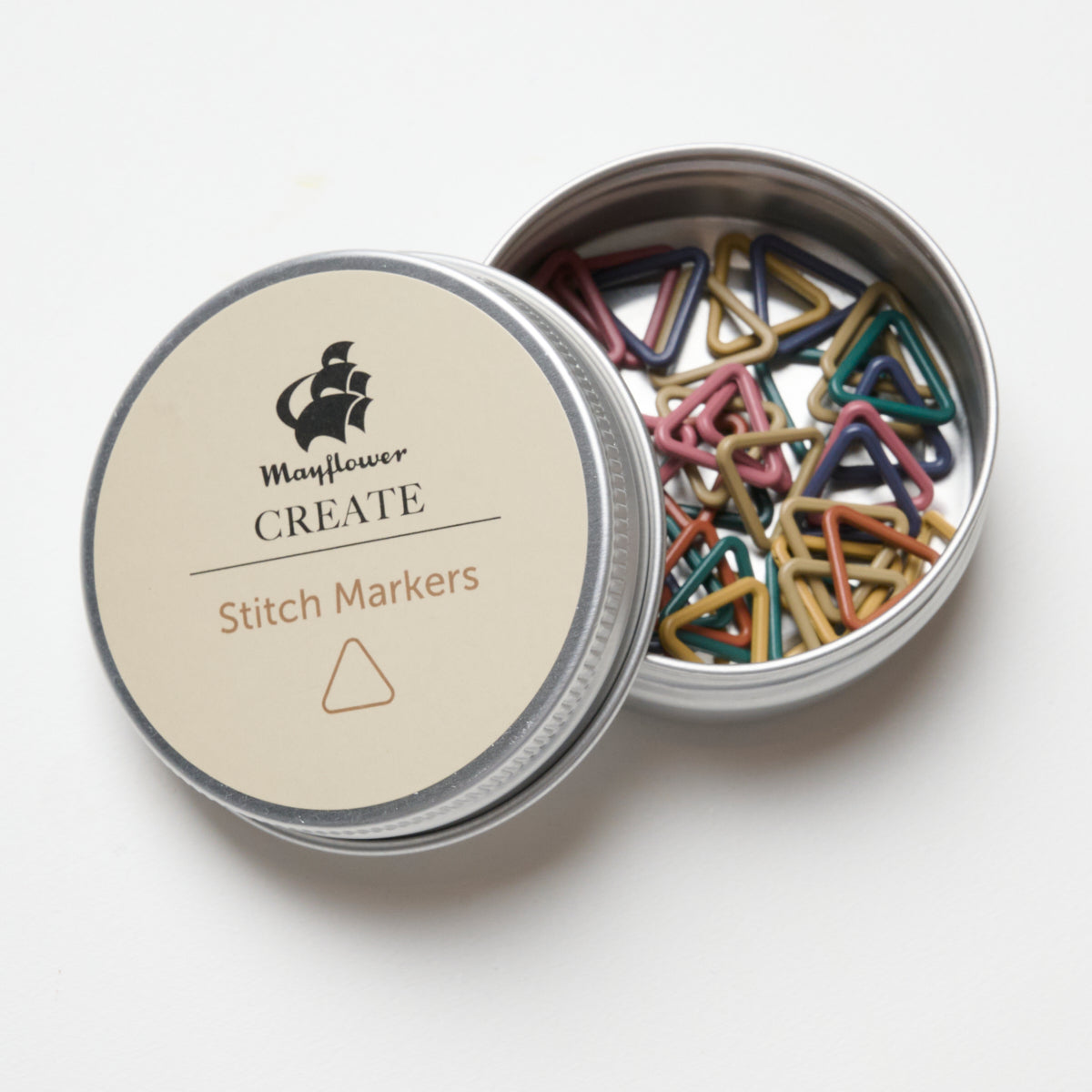 Mayflower Create Maschenmarkierer Mix Metall Dreieckig 42 Stk. - Mix 2