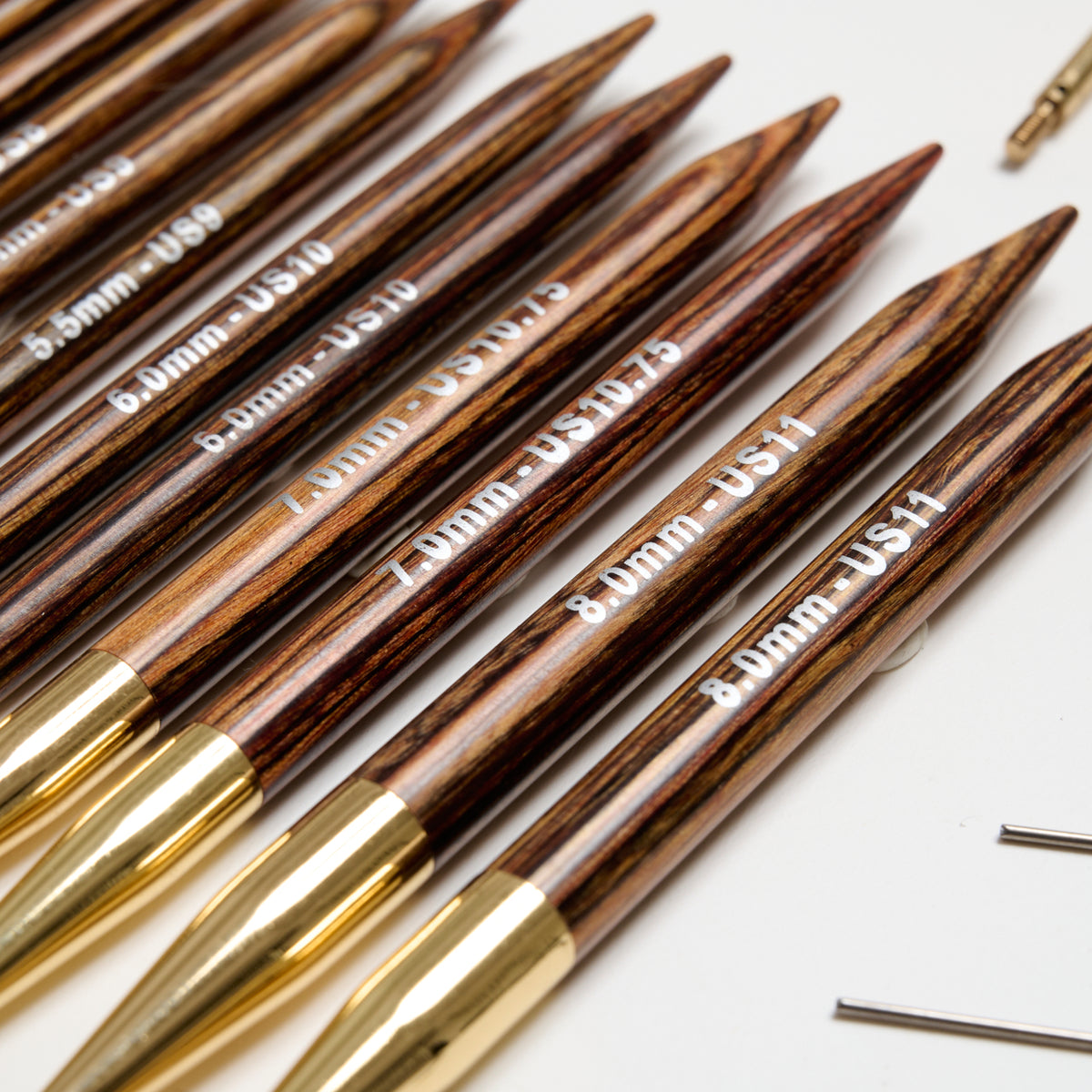 Mayflower Create Amber Austauschbares Rundstricknadelset