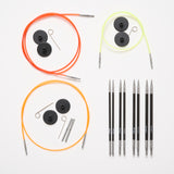 Karbonz Austauschbares Rundnadel-Set Anfänger 3,00–4,50 mm