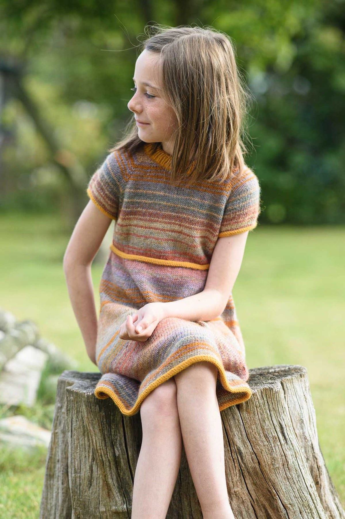 Lavendel Kleid 