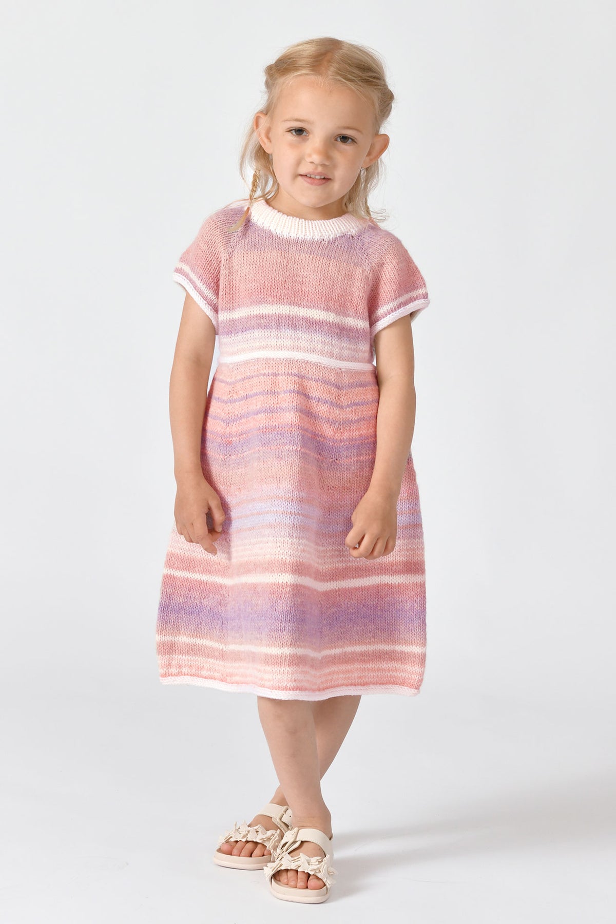 Lavendel Kleid 