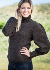 Frauenpullover mit Puffs