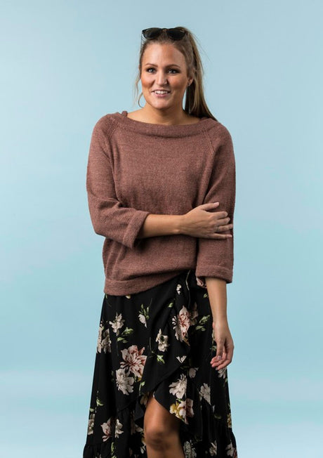 Bluse mit breitem Schnitt