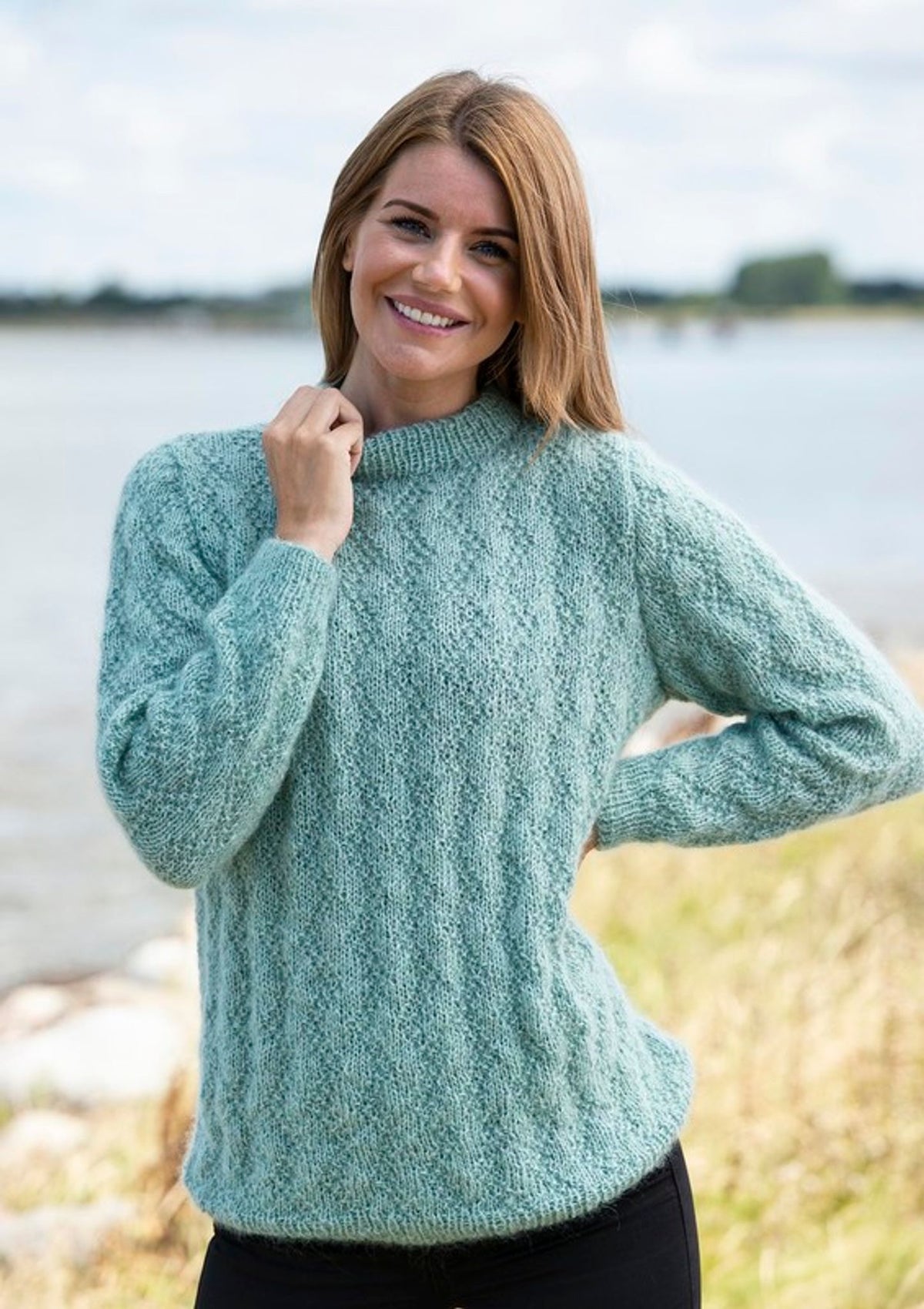 Pullover mit RET und Wranged Muster