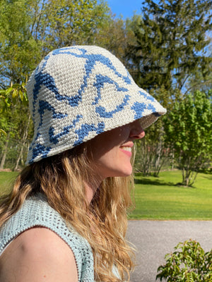 Sommer Bucket Hat Anleitung