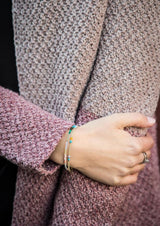 3-Farvet cardigan