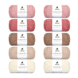 ANYDAY Cotton 8/4 Colorbag 10-pak