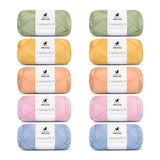 ANYDAY Cotton 8/4 Colorbag 10er Packung