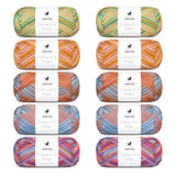 ANYDAY Cotton 8/4 Print Colorbag 10 Stück