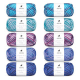 ANYDAY Cotton 8/4 Print Colorbag 10 Stück