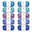 ANYDAY Cotton 8/4 Print Colorbag 10 Stück