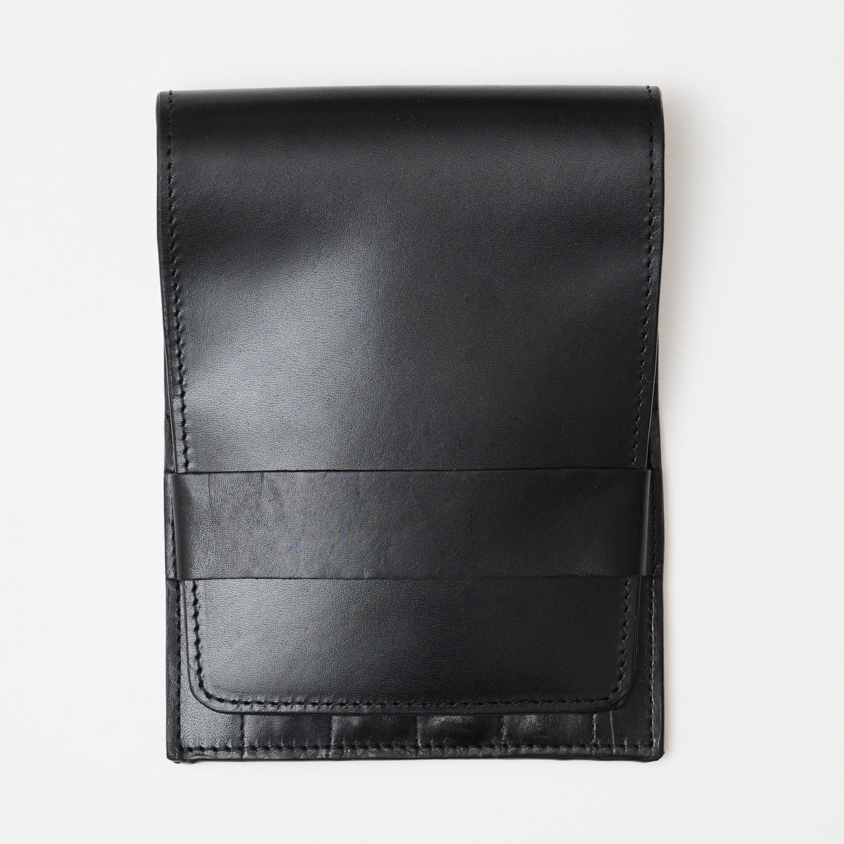 Ledertasche Häkeln Schwarz 
