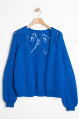 Chunky Dahlia V-Neck Cardigan