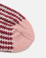 LF06 - gestrickte Weihnachtssocke mit Nisseranking und Muster