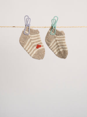FRS4 Sneaker-Socken 'Ringelherz' Anleitung