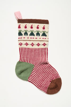 LF30 – Riesiger Weihnachtsstrumpf mit Wichtelbordüre