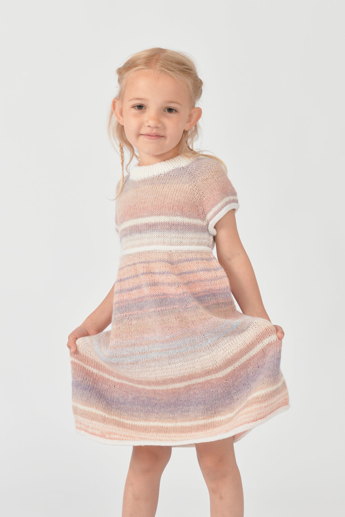 Lavendel Kleid 