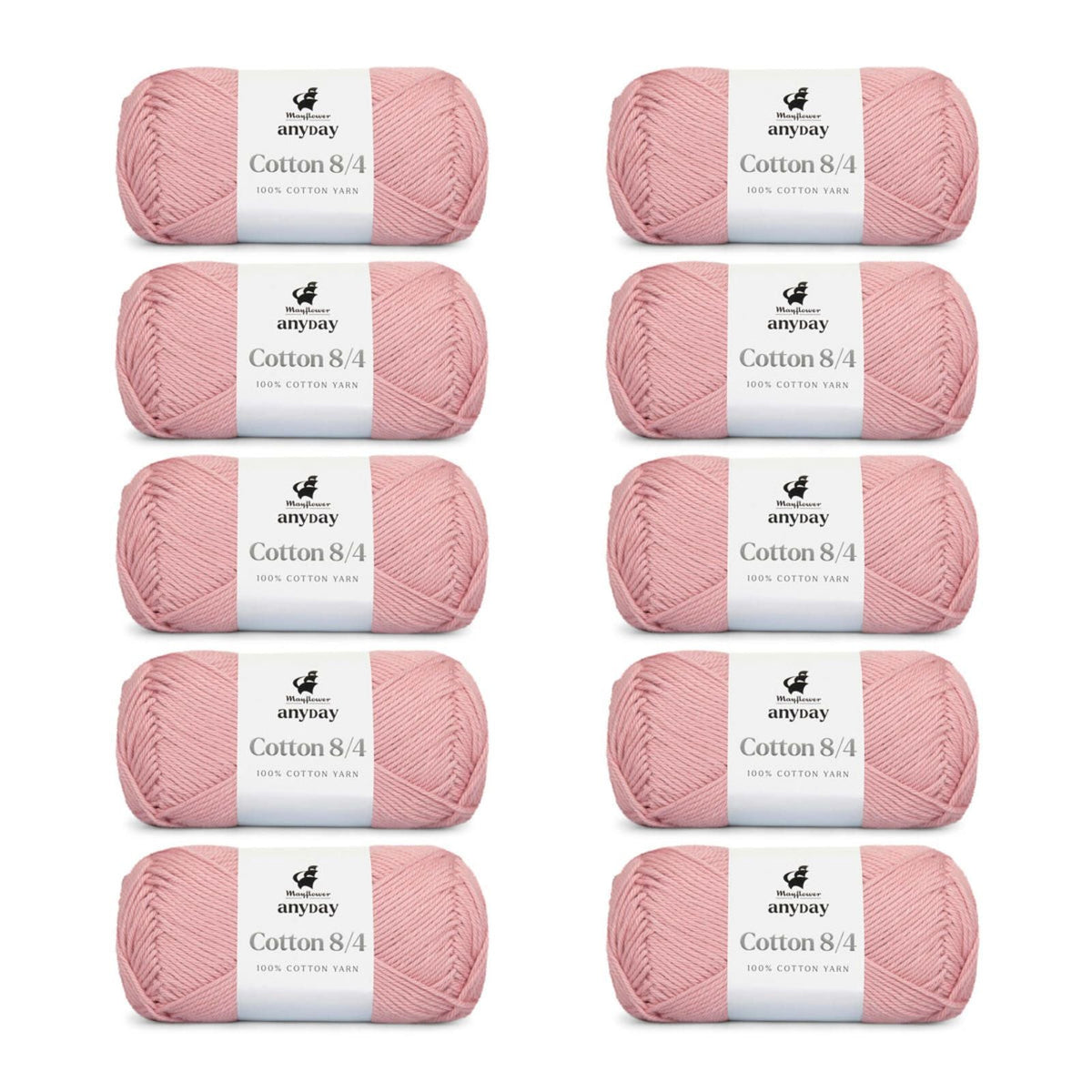 ANYDAY Cotton 8/4 10-pak