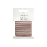 Go Handmade Elastiksnor 5m x 2mm Beige