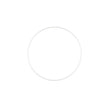 Mayflower Create Metalring 15CM x 3MM Hvid