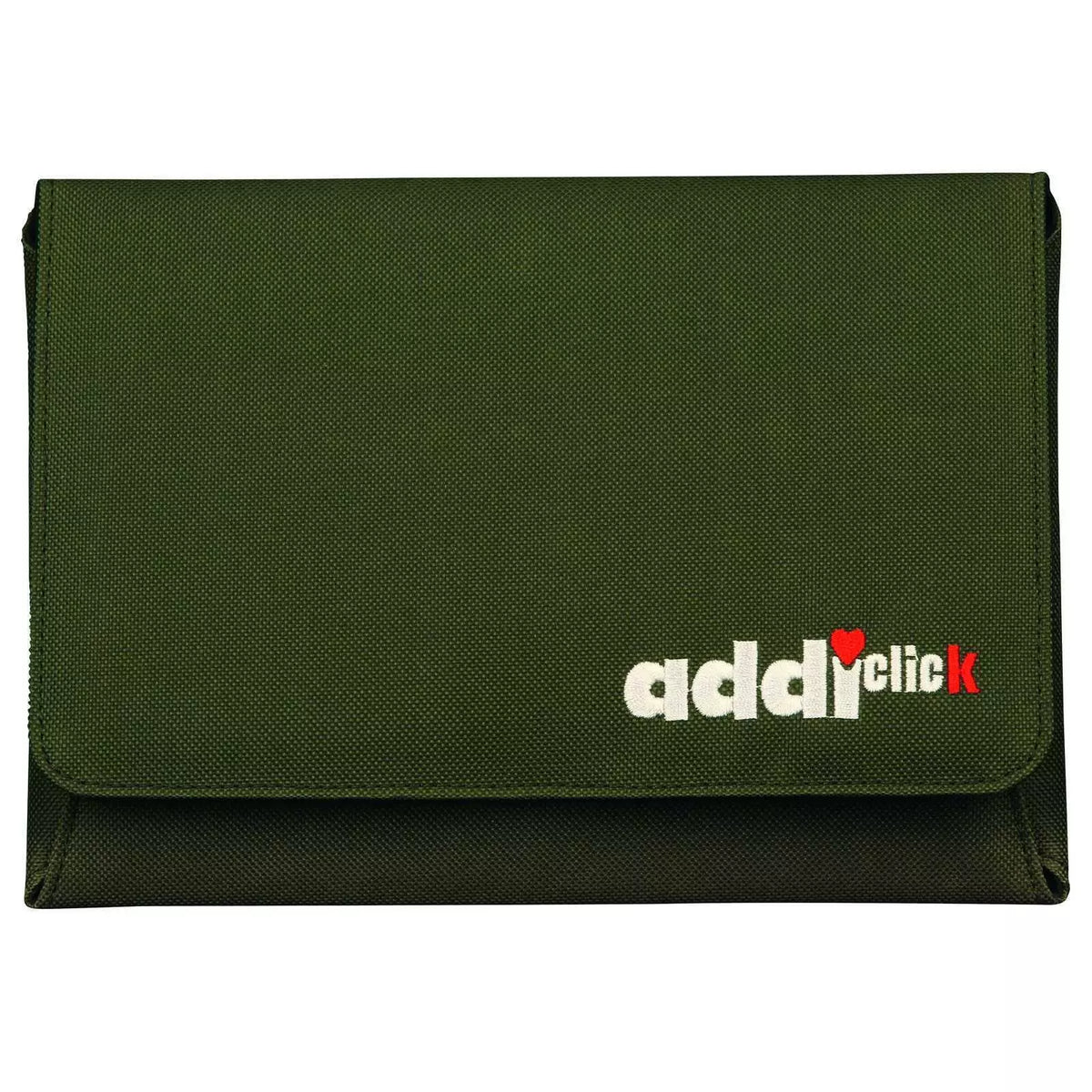 ADDI Klicken Sie auf Nature Rundstricknadel-Set Etui Oliven 