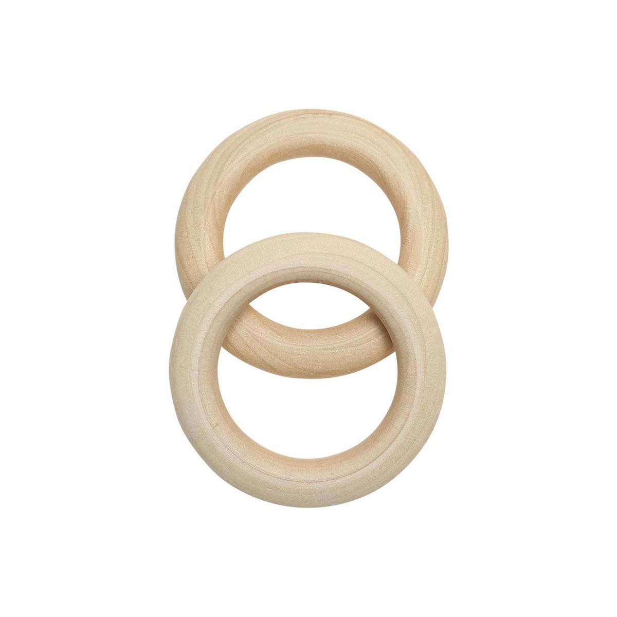 Go Handmade Holzringe 55 mm Ø 2 Stcs.