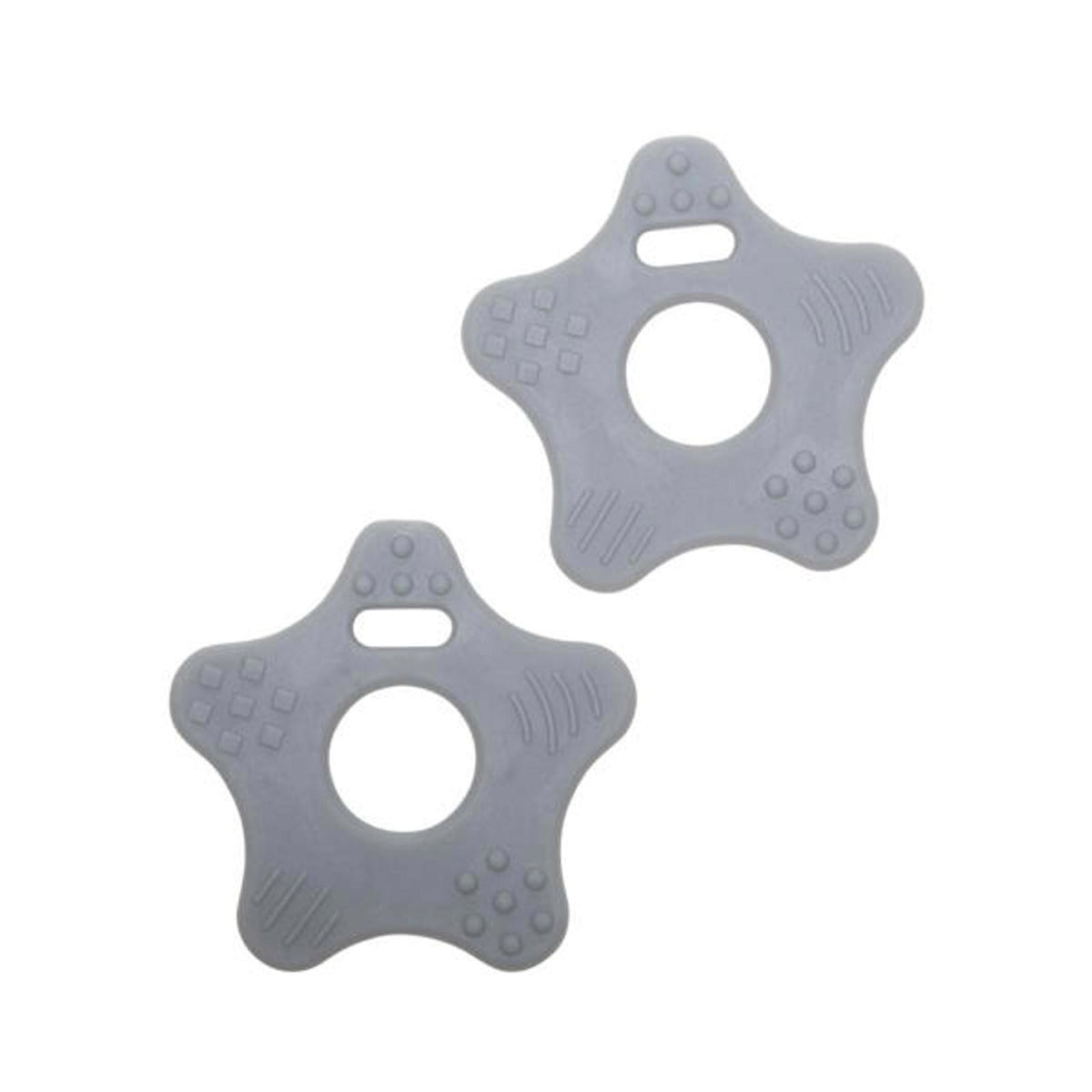 Go Handmade weiche tpe figur stern 2 x 60mm grau