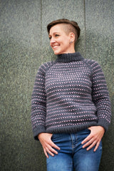 FR5 - Gewebter Strickpullover