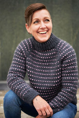 FR5 - Gewebter Strickpullover