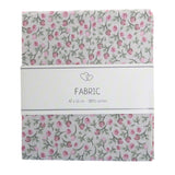Go Handmade Bomuldsstof 47 x 55cm Beige med Roser